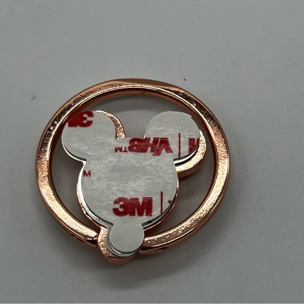 New Minnie Mouse Pink Rose Gold Cell Mobile Phone Ring